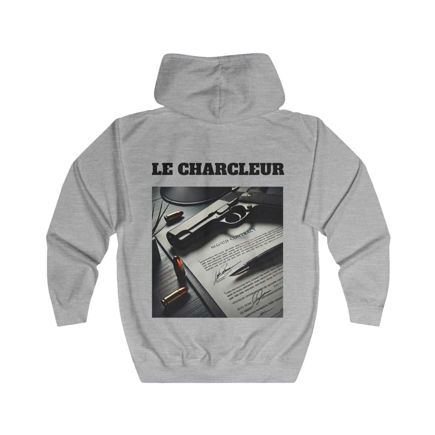 LE CHARCELUR Sweat à capuche zip