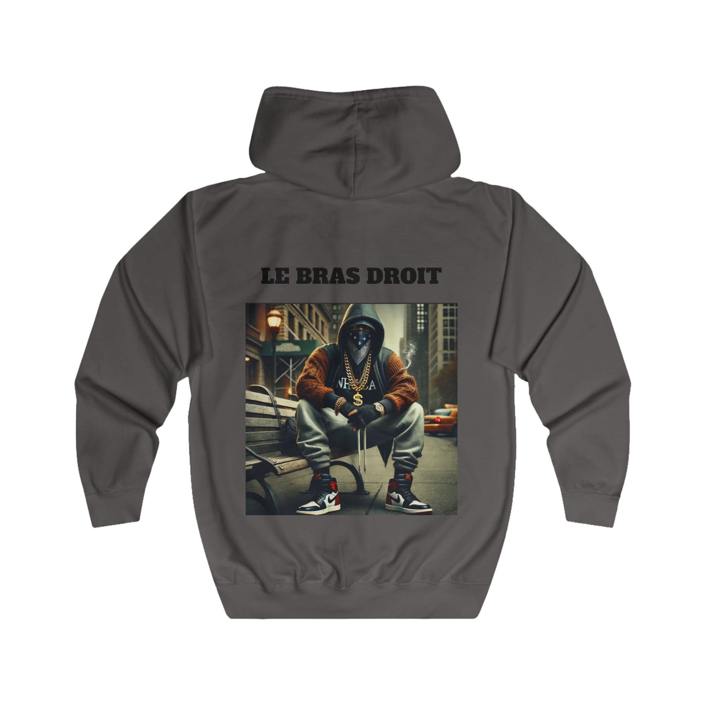 LE BRAS DROIT Sweat Capuche  Zip