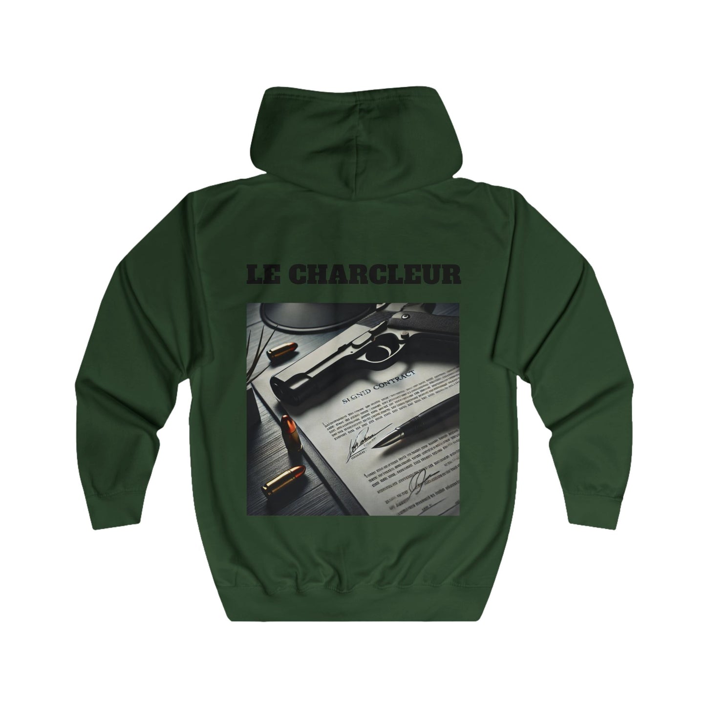LE CHARCELUR Sweat à capuche zip
